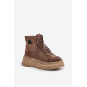 Suede Batai Masyviame Platformoje Maciejka 06309-29 Rudas | Auliniai batai moterims | jai24.lt