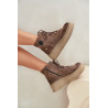 Suede Batai Masyviame Platformoje Maciejka 06309-29 Rudas | Auliniai batai moterims | jai24.lt