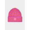 Mergaičių žieminė skrybėlė dryžuota šviesiai rožinė 4F 4FJWAW24ACAPF417-56S | Aksesuarai | jai24.lt