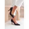 Audiniai Moterų Kulniukai Juostelėmis Juodi Tifidra | Aukštakulniai | jai24.lt