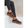 Zazoo N1176 Suede Sneakers Platformoje Leopardas Šokoladas | Kedai | jai24.lt