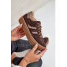 Zazoo N1176 Suede Sneakers Platformoje Leopardas Šokoladas | Kedai | jai24.lt