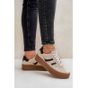 Zazoo N1176 Suede Sneakers Platformoje Leopardas Šokoladas | Kedai | jai24.lt