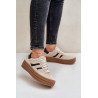 Zazoo N1176 Suede Sneakers Platformoje Leopardas Šokoladas | Kedai | jai24.lt