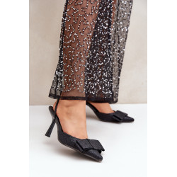 Blizgūs Aukštakulniai Su Lanku Juodi Gredan 200263