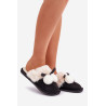 Moteriški Šlepetės Su Pūku Juodos Nartani | Šlepetės | jai24.lt