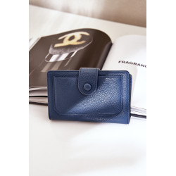 Moteriška Piniginė Iš Eko Oda Tamsiai Mėlyna Isamille 200302