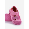 Batai Milami Vaikams Su Velcro Rožiniai Reathiana | Šlepetės vaikams | jai24.lt