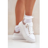 Moteriški Platforminiai Batai Eko Oda Balti Lelandine | Kedai | jai24.lt