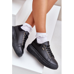 Moteriški Platforminiai Sportbačiai Eko Oda Balti Lelandine 200336