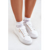 Moteriški Platforminiai Sportbačiai Eko Oda Balti Lelandine | Kedai | jai24.lt