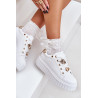 Moteriški sportbačiai su puošmenomis balti Grelesi | Kedai | jai24.lt