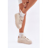 Moteriški sportbačiai su puošmenomis balti Grelesi | Kedai | jai24.lt
