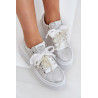 Odiniai Sneakers ant Platformos CheBello 4658 Sidabriniai | Kedai | jai24.lt