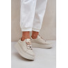 Moteriški Odiniai Sneakers Platformoje Su Dekoracijomis CheBello 4292 Šviesiai Rudas | Kedai | jai24.lt