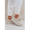 Moteriški Odiniai Sneakers Platformoje Su Dekoracijomis CheBello 4292 Šviesiai Rudas | Kedai | jai24.lt