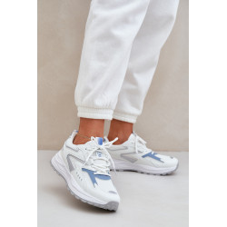 Moteriški Sportiniai Batai Big Star NN274A094 HI-POLY SYSTEM Balti-Mėlyni 200362