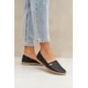 Elegantiškos Odinės Moteriškos Espadrilės Bežinės Zazoo 10177 | Espadrilės | jai24.lt