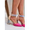 Aukštakulniai Batai Su Smailiais Pirštais Fuksija Gekkaria | Sandalai moterims | jai24.lt