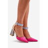 Aukštakulniai Batai Su Smailiais Pirštais Fuksija Gekkaria | Sandalai moterims | jai24.lt