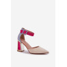 Aukštakulniai Batai Su Smailiais Pirštais Fuksija Gekkaria | Sandalai moterims | jai24.lt