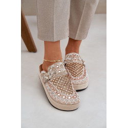 Papuošti Šlepetės Ant Platformos Bežinės Terfitra 200398