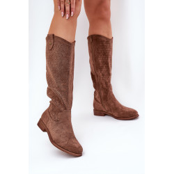 Batai Su Lygiais Kulnais Su Skylių Raštu Juodi S.Barski HY51-062 200407