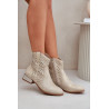 Moteriški Ażurowi Batai Ant Žemo Kulno Papuošti Gyvūnų Raštu Auksiniai Neliawen | Auliniai batai moterims | jai24.lt