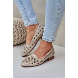 Perforuotos Balerinos Su Lanku Eko Oda Aukso Relabra 200413