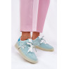 Žemos Moters Sportiniai Batai Su Leopardo Raštu Mėtų Zelevelis | Kedai | jai24.lt