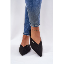 Moteriški Šlepetės Su Smailiais Pirštais Big Star RR274210 Juodos 200458