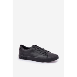 Vyriškos Klasikinės Žemos Sportbačiai Iš Eko Oda Big Star NN174252 Juodi 200459