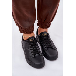 Žemi Moteriški Sportbačiai Iš Eko Oda Big Star NN274576 Juodi 200464