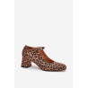 Odiniai Laisvalaikio Batai Su Kulnu Leopardo Raštu Laura Messi 2936 Rudas | Aukštakulniai | jai24.lt