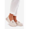 Iš natūralios odos perforuoti balerinos Vinceza 95331 baltos | Balerinos bateliai | jai24.lt