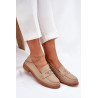 Elegantiški Moteriški Mokasinai Iš Natūralios Oda Vinceza 18100 Bežiniai | Mokasinai moterims | jai24.lt