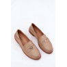 Elegantiški Moteriški Mokasinai Iš Natūralios Oda Vinceza 18100 Bežiniai | Mokasinai moterims | jai24.lt