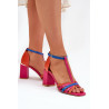 Odiniai aukštakulniai sandalai Laura Messi 2879 daugiaspalvis | Sandalai moterims | jai24.lt