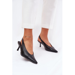 Lakuoti Kulniukai Su Atviru Kulnu Juodi Emmizola 200499