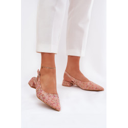 Austinės Moteriškos Basutės Ant Delikaus Kulno Multicolor Jorela 200503