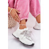 Batai Sportiniai Moteriški Su Dvigubu Laisvėmis Balti Efobell | Kedai | jai24.lt