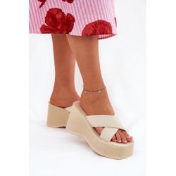 Moteriški Batai Su Platforma Ir Kulnu Bežiniai Sevolee 200545