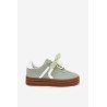 Moteriški Sneakers Ant Platformos Su Papuošimais Žalios Vinness | Kedai | jai24.lt
