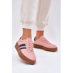 Moteriški Platforminiai Batai Iš Eko Odlų Rožiniai Ediriella 200589