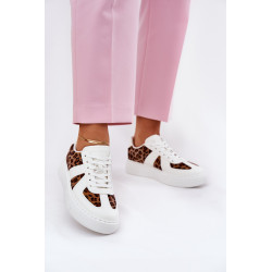 Moteriški Sneakeriai Su Leopardų Raštu Ant Platformos Baltos Nativira 200598