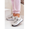 Sportiniai Bateliai Sneakers Moterims Ant Platformos Leopardas Baltas-Bežinis Pumbes | Kedai | jai24.lt