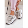 Sportiniai Bateliai Sneakers Moterims Ant Platformos Leopardas Baltas-Bežinis Pumbes | Kedai | jai24.lt