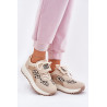 Sportiniai Bateliai Sneakers Moterims Ant Platformos Leopardas Baltas-Bežinis Pumbes | Kedai | jai24.lt