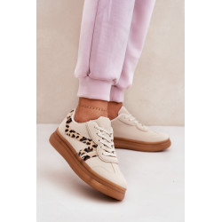 Moteriški Sportbačiai Ant Platformos Leopardo Rudi Totter 200610