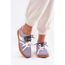 Žemi Moteriški Sneakers Su Dviguba Laisvė Violetinė Ventus 200611